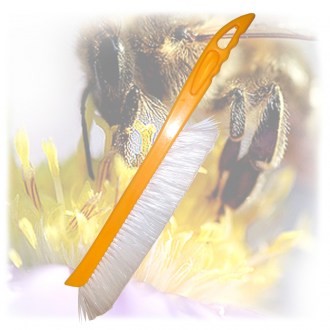 Smetáček na včely - žlutý, bílý chlup, něm. - velký